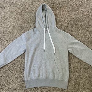 simple grey sweatshirt